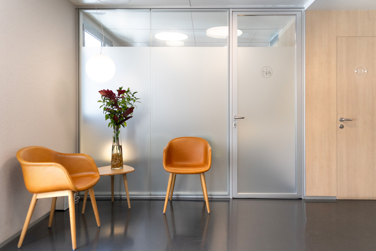 Recepción de la clínica dental