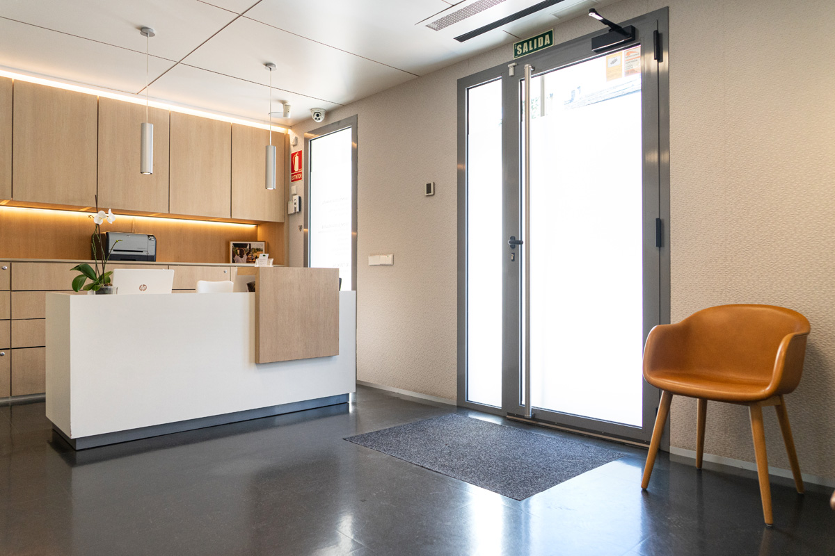Recepción de la clínica dental